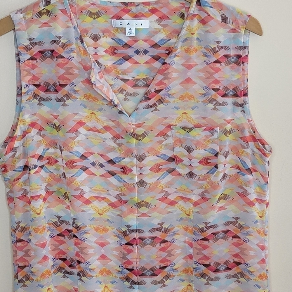 Cabi | #760 Avery Colorful Tank Blouse - Picture 3 of 6